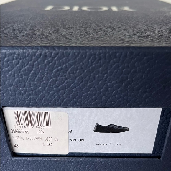 ✨NEW IN BOX✨ Black Dior Slippers - Picture 13 of 14